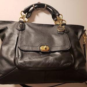 Authentic Leather Coach Bag